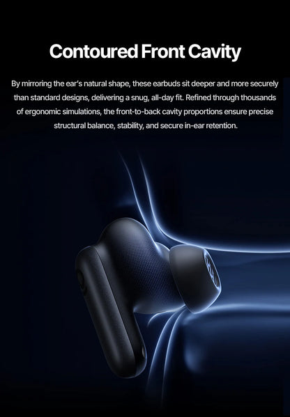 Baseus Inspire XP1 -50dB Adaptive ANC Wireless Earbuds Bluetooth 6.1 Dolby Audio 6 Mic ENC Wireless Earphones bud Sound by Bose