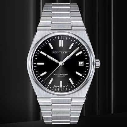 2025 New Arrivals Specht&Sohne Mens Watches Stainless Steel Sapphire Classic Quartz Men Watch Relogio Masculino 100M Waterproof