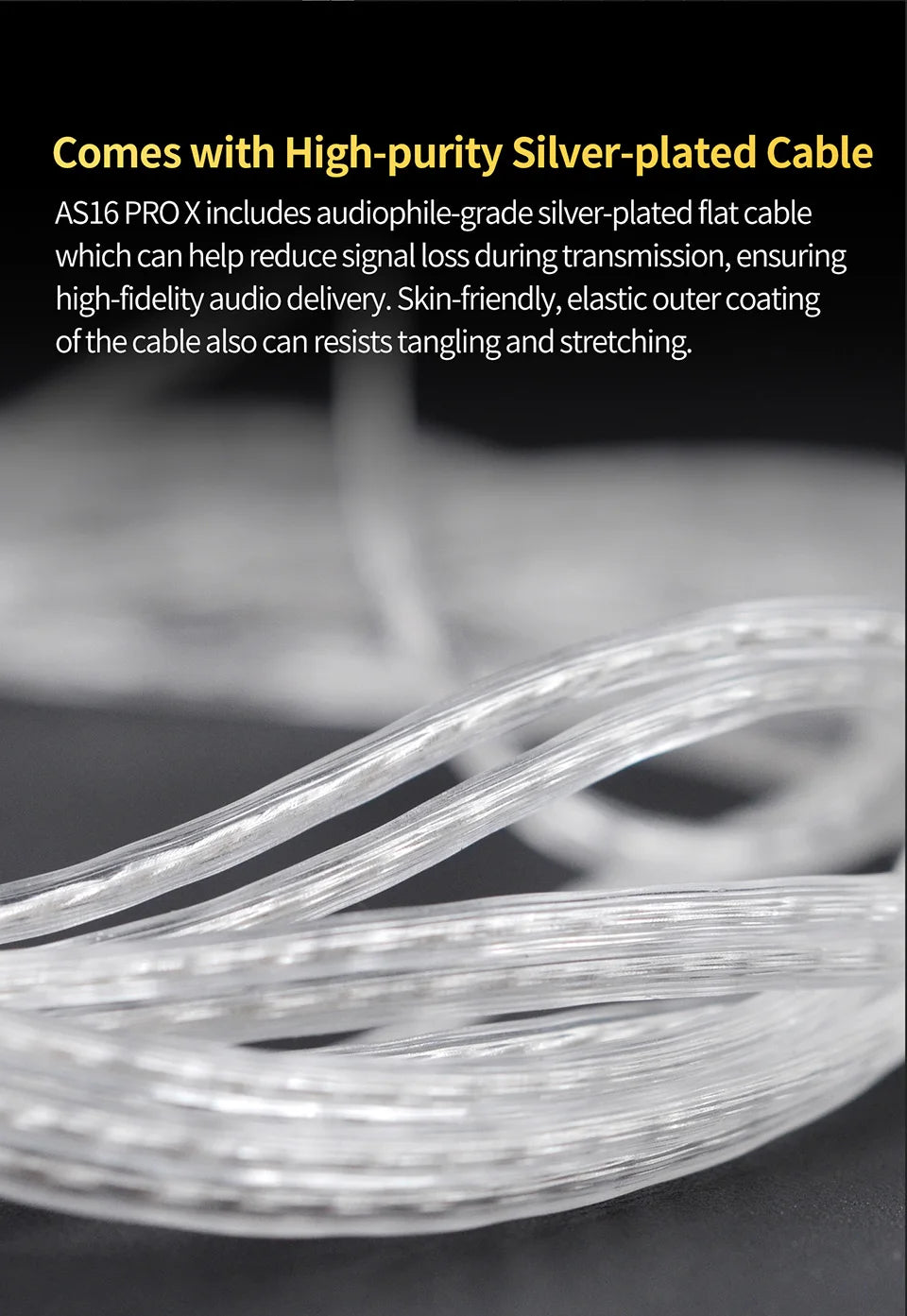 KZ AS16 PRO X in Ear Earphone 8 Balanced Armature Headset Three-Channel Acoustic Duct Structure HiFi Headphones ZSX ZAR ZS10PROX