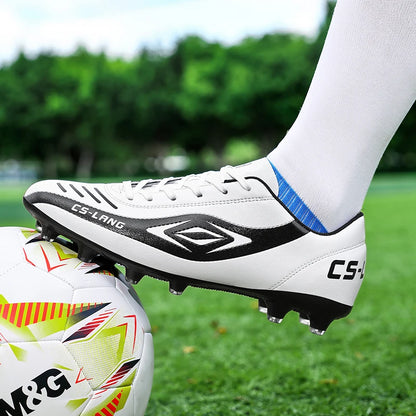 New Men Football Boots Grass Cleats Soccer Shoes Match Adult Indoor Ultralight Non-Slip Boys Futsal Sport Turf Comfortable