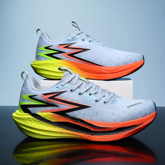 Marathon Laufschuhe für Herren, Carbonplatte, spezielle Sportschuhe, atmungsaktive, leichte und bequeme Chunta Athletic Sneakers für Damen