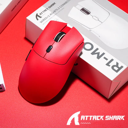 ATTACK SHARK R1 Bluetooth Mouse-Viral Mouse Reviewed by Influencers, Brand-direct authentic,PAW3311 sensor with 1K Hz for Gaming