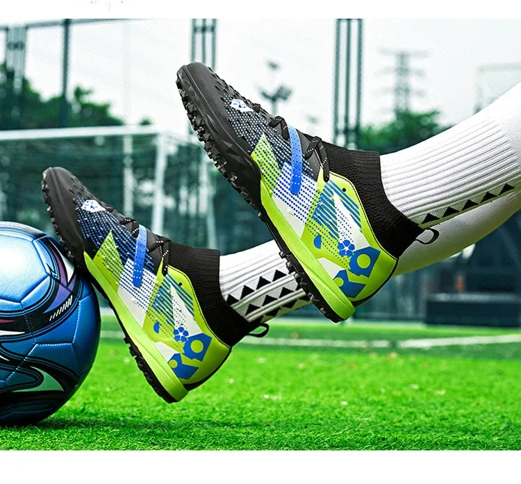 Nouvelles chaussures de football professionnelles pour hommes, crampons de football de société, chaussures de football d'intérieur, bottes d'entraînement originales, chuteira de terrain rapide