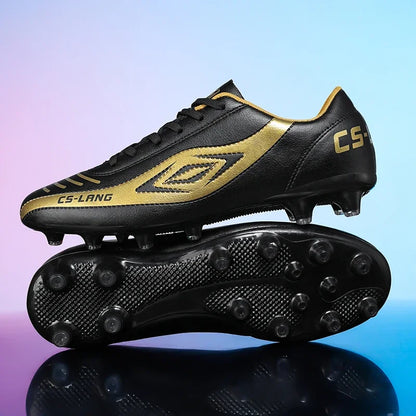 New Men Football Boots Grass Cleats Soccer Shoes Match Adult Indoor Ultralight Non-Slip Boys Futsal Sport Turf Comfortable
