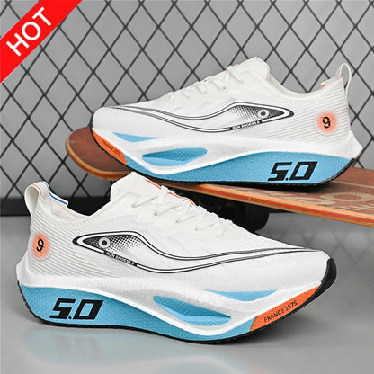 New Sports Shoes for Men&Women, Running Sneakers, Carbon Plate, Male Marathon Racing, Shock-absorbing, Athletics Training Shoes