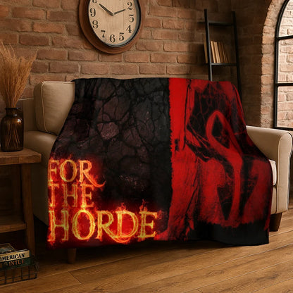 Demon Hunter Arthas World of Warcraft WOW Game Flannel Blanket Soft Warm Throw Blanket for Bedroom Living Room Bed Travel picnic