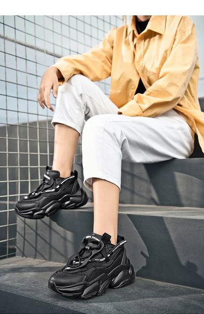 chaussure homme Baskets de luxe pour hommes, chaussures de course respirantes et décontractées, mocassins à la mode