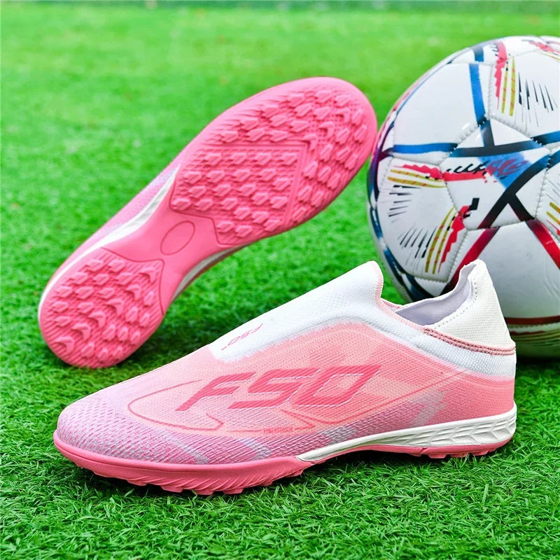 Nouvelles chaussures de football pour hommes, chaussures de football respirantes à haute cheville, ultralégères, antidérapantes, chaussures de sport de haute qualité, pour match en plein air