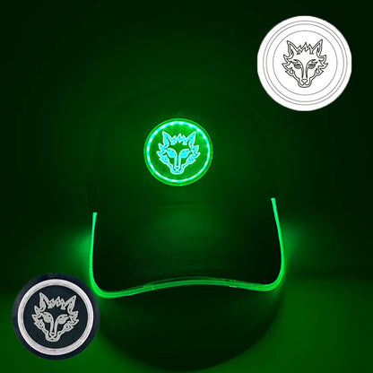Fashion Glowing Baseball Cap LED Light Up Hip Hop Hat Bar Club Props Fluorescent Hat Men Women DJ Dance Supplies Costume