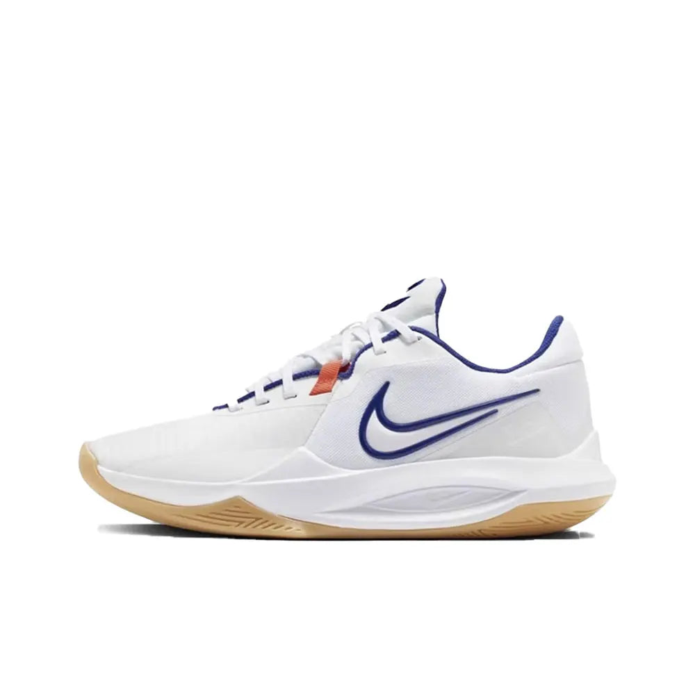 Nike Precision 6 Comfortable and Versatile Low-Top Basketball Shoes for Men in Black IO7605-040
