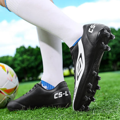 New Men Football Boots Grass Cleats Soccer Shoes Match Adult Indoor Ultralight Non-Slip Boys Futsal Sport Turf Comfortable