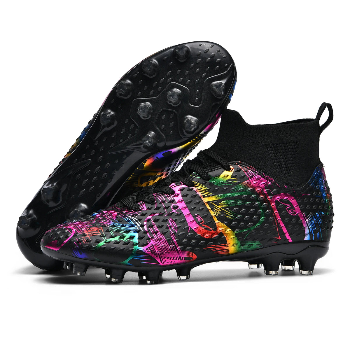 Chaussures de football de compétition à crampons, confortables, respirantes, pour l'entraînement et les matchs, une paire, tailles 31-46