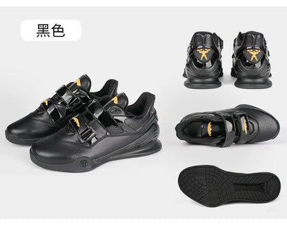 Professional Weightlifting Shoes Comfortable Indoor Squat Training Shoes Durable Anti Slip Weightlifting Hard Pull Sports Shoes