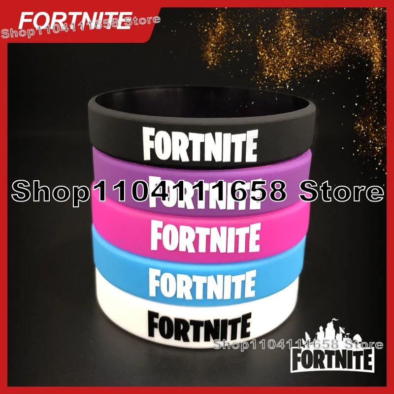 Brățară luminoasă din silicon, tematică Fortnited, decor pentru petrecere, brățară aniversară din cauciuc, jucărie la modă pentru adulți și adolescenți, cadou aniversar