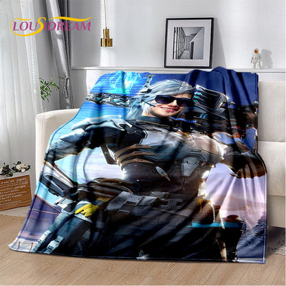 3D COD,Call of Duty Game Gamer Soft Plush Blanket,Flannel Blanket Throw Blanket for Living Room Bedroom Beds Sofa Office Cover