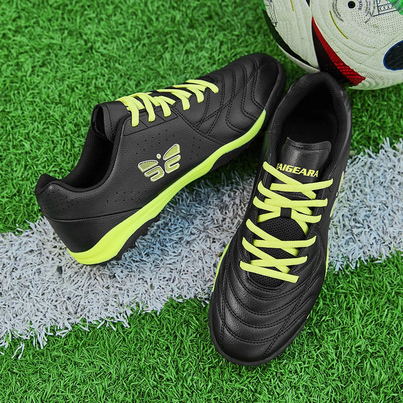 Nouvelles chaussures de football pour hommes, crampons de match, bottes de football TF/FG, baskets unisexes ultralégères pour gazon, vente chaude, haute qualité, professionnelles