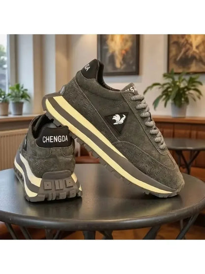 Men's fashion daily casual sports shoes, simple atmosphere, non-slip and wear-resistant high-quality men's running shoes