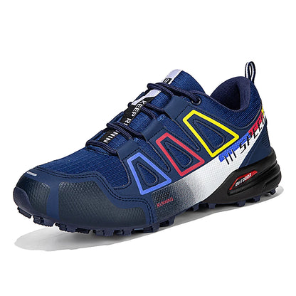 Zapatillas de ciclismo para hombre, calzado outdoor de montaña y cross-country, antideslizante y resistente al desgaste, para entrenamiento de ciclismo y senderismo