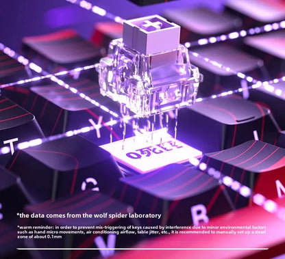 Aula Win60He Magnetic Switch Keyboard Wired Win 60 HE Mechanical Keyboard Esports Gamer Win68 Keyboards Custom Win60 He Gifts