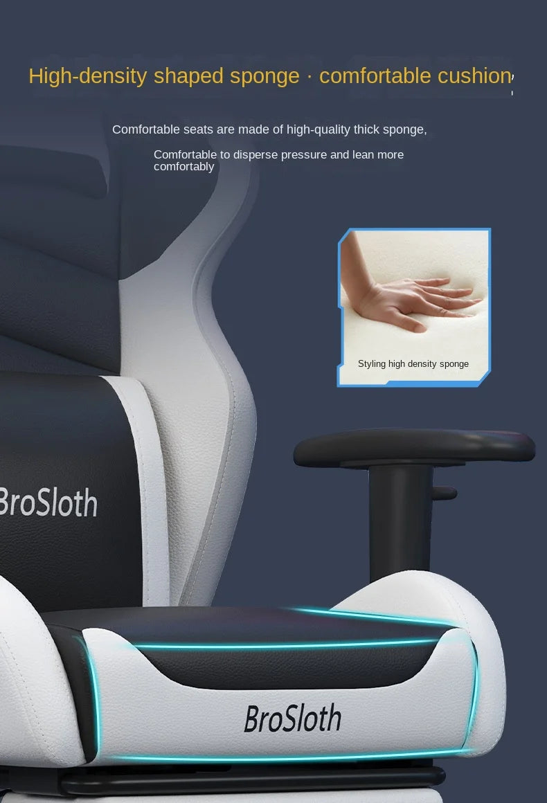 S8 Gaming Chair with 3D Armrests, Adjustable Backrest, Computer Office Chair, Nylon Feet, Gaming Streamer Chair
