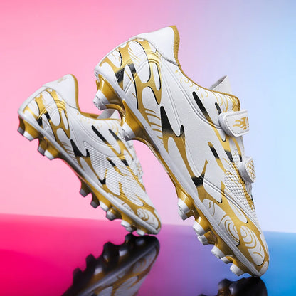 Nouveaux hommes enfants bottes de Football ultralégers garçons chaussures de Football professionnelles crampons antidérapant Match herbe chaussures d'entraînement livraison directe