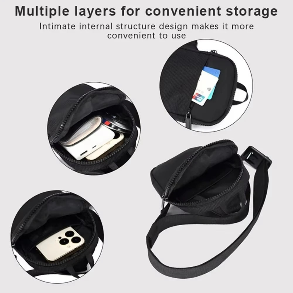 Fortnites Adult Shoulder Bag Sports Casual Lightweight Mini Phone Bags Cartoon Game Figure Printed Men Crossbody Chest Pack Gift