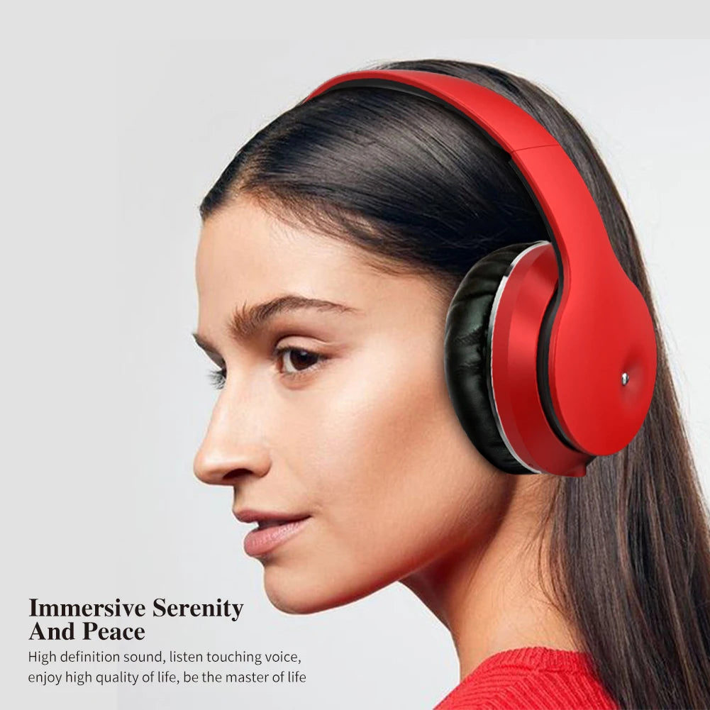 Wireless Bluetooth 5.0 Headphones Over Ear Headset Graffiti Design Foldable Headphone with Mic Hi-Fi Stereo For phone pc laptop