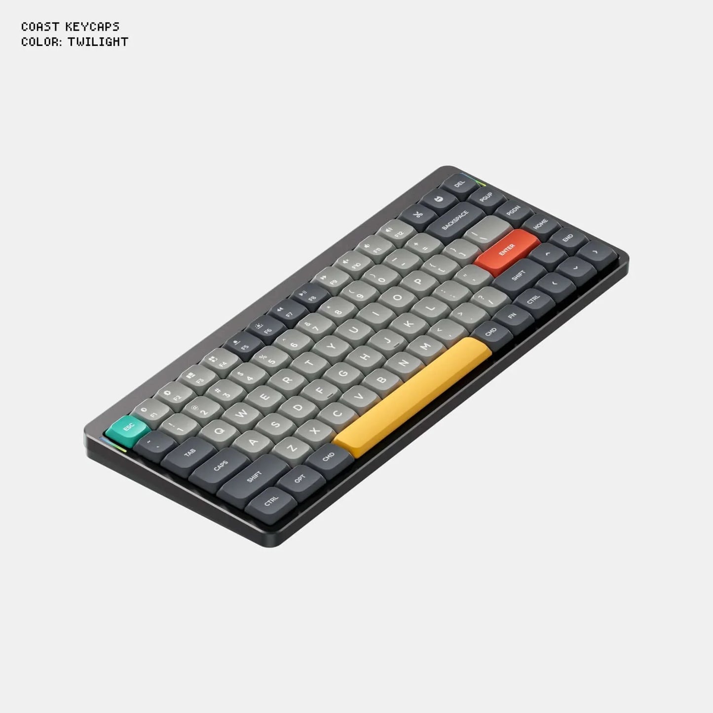 NuPhy nSA Profile Shine-through nSA PC Keycaps Transparent Keycap Low Profile Suitable for Air Series For AIR75/AIR75 V2/AIR96