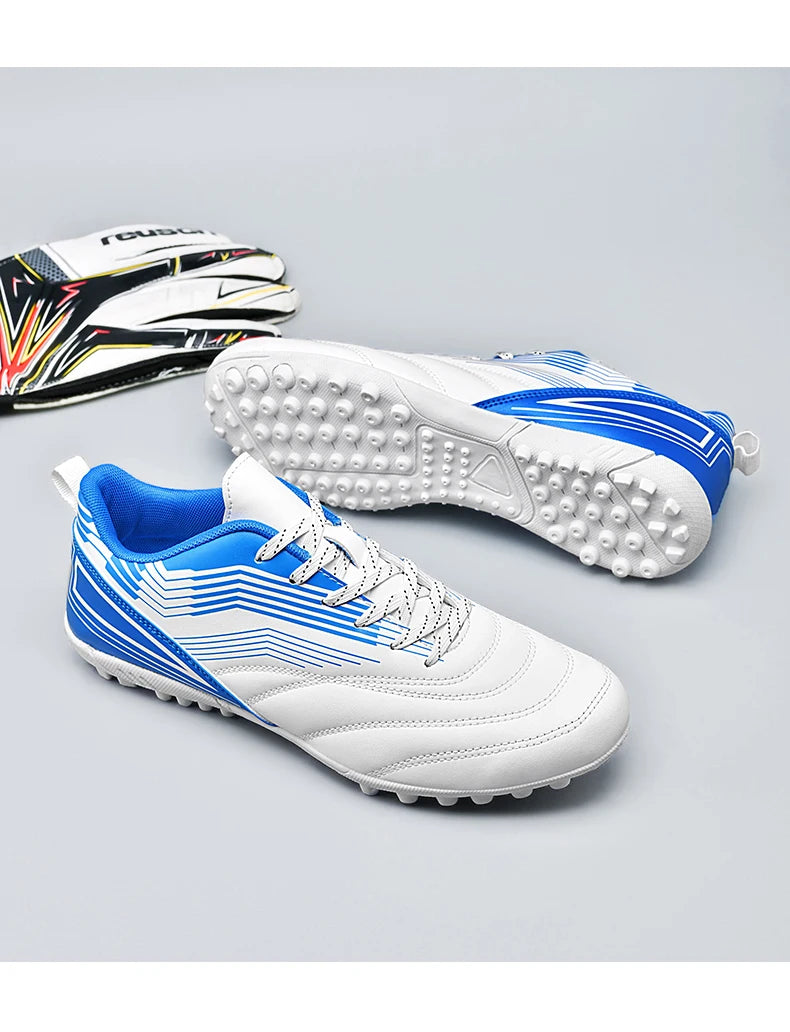 Crampons de Football unisexes pour jeunes, chaussures de Football légères TF pour les matchs d'entraînement, poignée améliorée, confort, conception Durable