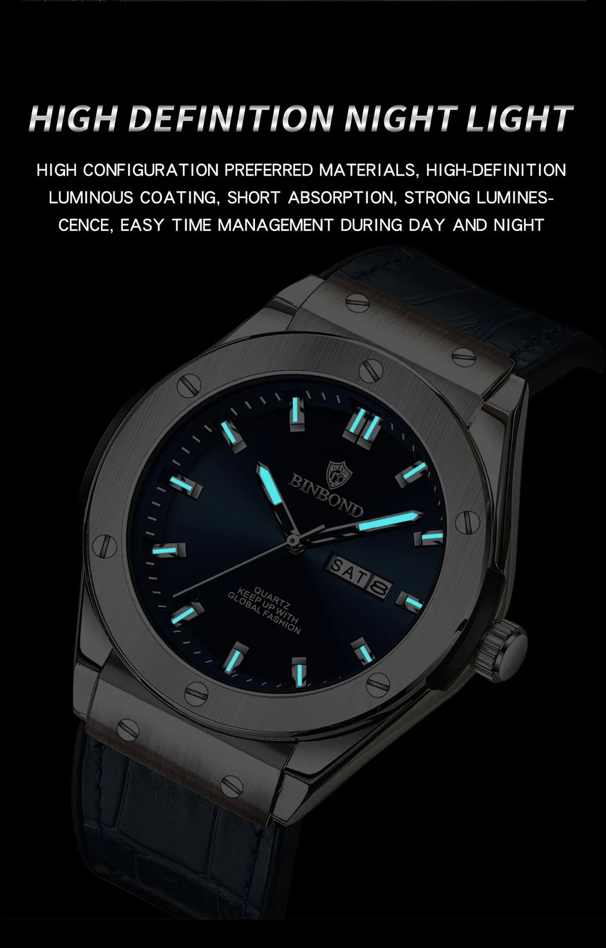 Montre en cuir pour homme, style décontracté et professionnel, montre de luxe pour homme, montres automatiques, montres-bracelets à quartz tendance pour homme, Relojes De Hombre