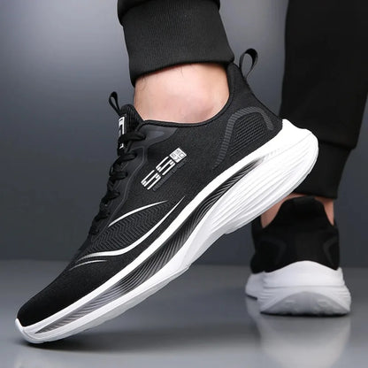 Pantofi de maraton cu placă din carbon pentru bărbați, sneakers casual cu pernă de aer, încălțăminte sport de alergare masculină luxoasă, confortabilă și ușoară
