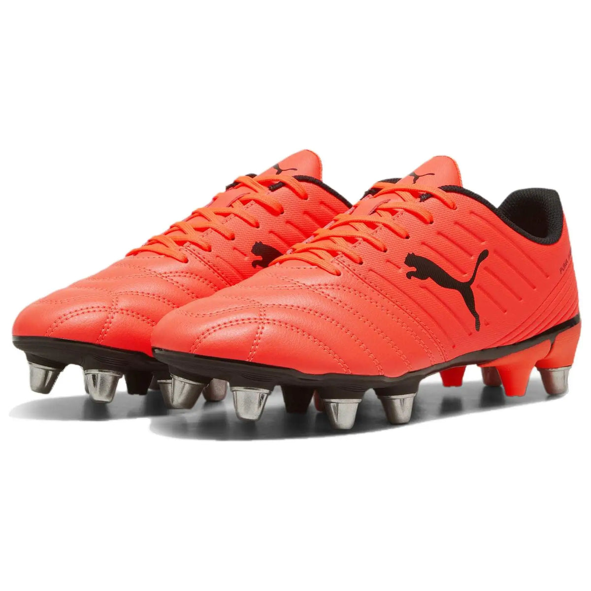 Chaussures de rugby Puma Avant, confortables et à la mode, rouges et noires, modèle 106715-05.