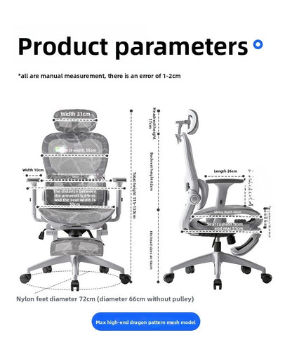Multi-functional Chair Office Chair Computer Chair Recliner Chair Nap Ergonomic Chair Chair Swivel Chair E-sports Chair