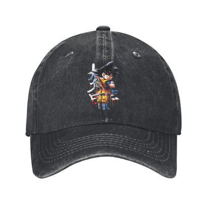 Dragon Ball Kakarot Goku Baseball Caps Vintage Distressed Denim  Sun Cap Men Women Outdoor Workouts Unstructured Soft Caps Hat