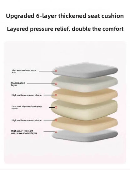 Ergonomic Gaming Chair for Office Home Dorm Robe Rest Long Hours Comfort Support Adjustable Height Keyboard Mouse Compatible
