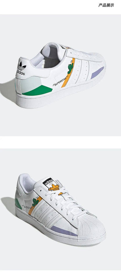 Adidas véritable trois rayures nouveau unisexe bas chaussures de loisir à la mode GX2179