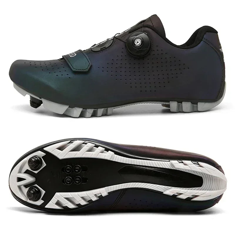 Nauji unisex dviračių sportbačiai su plokštele vyrams ir moterims, skirti plento, kalnų dviračių ir MTB lenktynėms, SPD – Zapatillas Ciclismo MTB