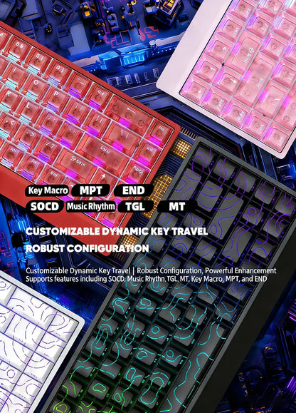 IROK Carotmas Mercury68 Mercury 68 Mercury68 Pro Mercury68 Max RT 0.001mm 8K Gamer Wired Gaming Magnetic Mechanical Keyboard