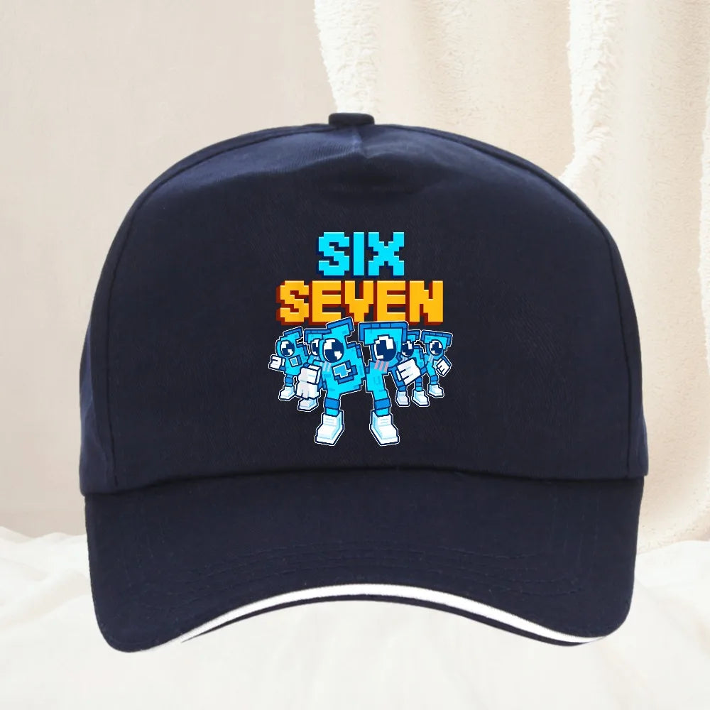 Meme 67 Six Seven 6 7 Italian Brainrot Boné de basebol para homem, boné de camionista, primaveril, casual, para atividades ao ar livre, para ginásio, viseira de sol, boné snapback