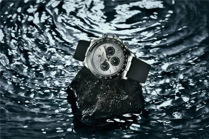 Originale neue PAGANI DESIGN PD-1664 Luxus-Herrenuhr mit japanischem VK63-Quarzwerk, Saphirglas, wasserdichtem Chronographen, Gold