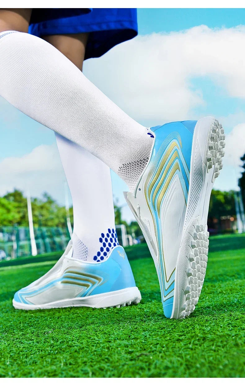 Nouvelles chaussures de football pour hommes, baskets de futsal, crampons antidérapants de haute qualité pour intérieur, chaussures de football à crampons très vendues, chaussures de match pour terrain gazon, chaussures