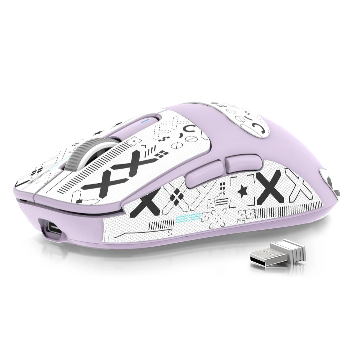 ATTACK SHARK X3 Lightweight Wireless Gaming Mouse, 49g Tri-Mode,PAW3395 26K DPI Sensor, 200h Battery Life,5 Programmable Buttons