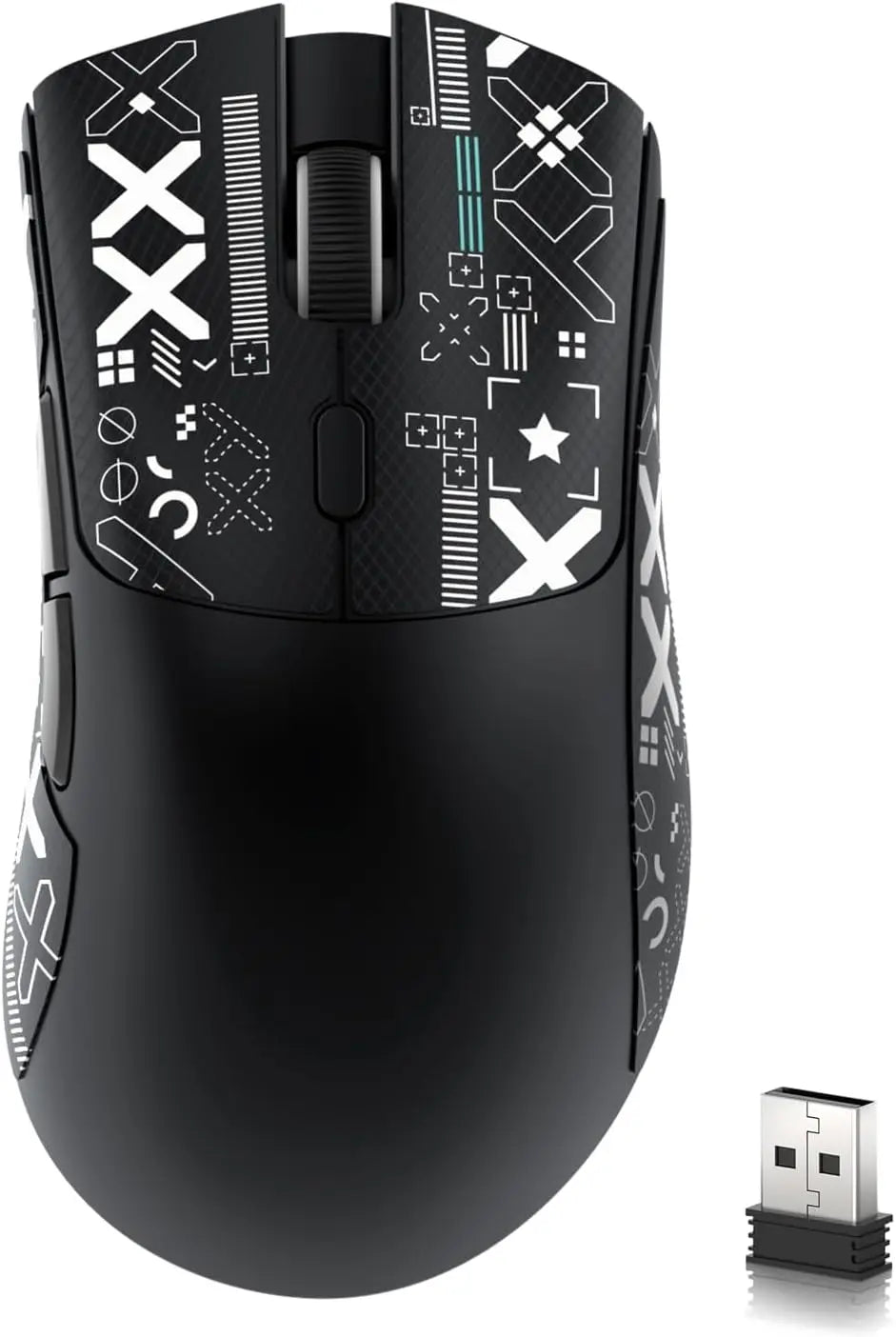 Attack Shark R1 Wireless Gaming Mouse 55g Lightweight 18000dpi PAW3311 Tri-Mode 2.4G/Bluetooth 5.2/USB-C for PC/Mac