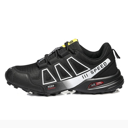 Zapatillas de ciclismo para hombre, calzado outdoor de montaña y cross-country, antideslizante y resistente al desgaste, para entrenamiento de ciclismo y senderismo