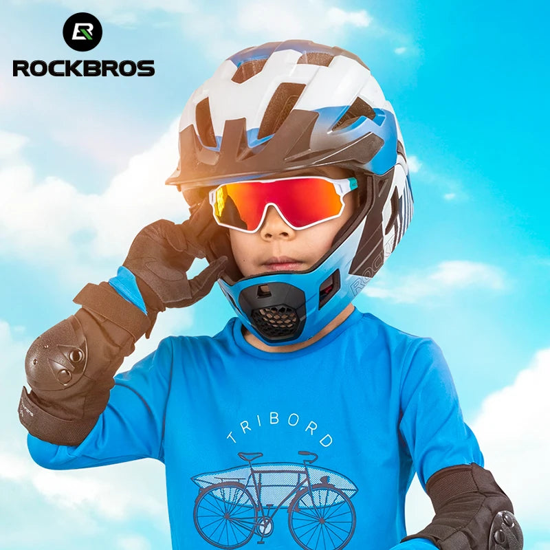 ROCKBROS Παιδικά Πολωτικά Φωτοχρωμικά Γυαλιά Ποδηλασίας με Προστασία UV400 Γυαλιά Ηλίου για Υπαίθρια Αθλήματα Παιδικά Γυαλιά Ποδηλασίας MTB