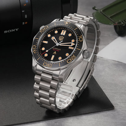 Watchdives WD007 V4 Titanium NTTD Dive Watch PT5000 Automatic Movement Sapphire Super Luminous Domed Crystal 42mm Men Watches