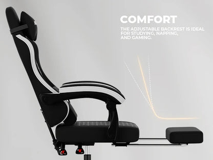 Gaming Chair High Back Ergonomic Computer Chair With Footrest Reclining Adult Comfortable Office Chair ﻿
