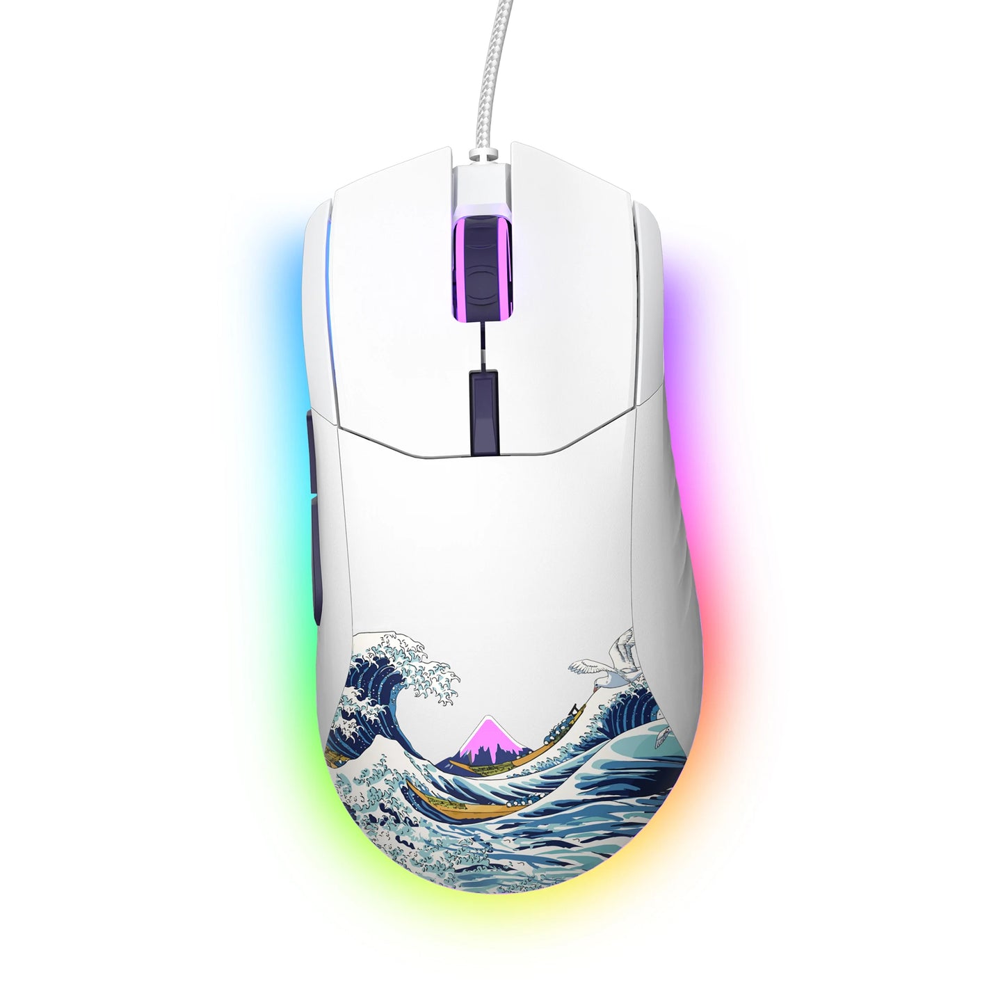 womier S-K80 Sea Wave Hot Swappable Gaming Keyboard Wired Mechanical Keyboard with Color OLED Display Gasket Mount RGB Keyboard
