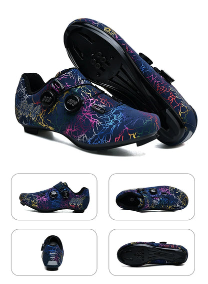 Professionelle Rennradschuhe für Herren und Damen – selbstarretierende Speed-Fahrradschuhe mit SPD-Cleats für Racing und Wettkampf