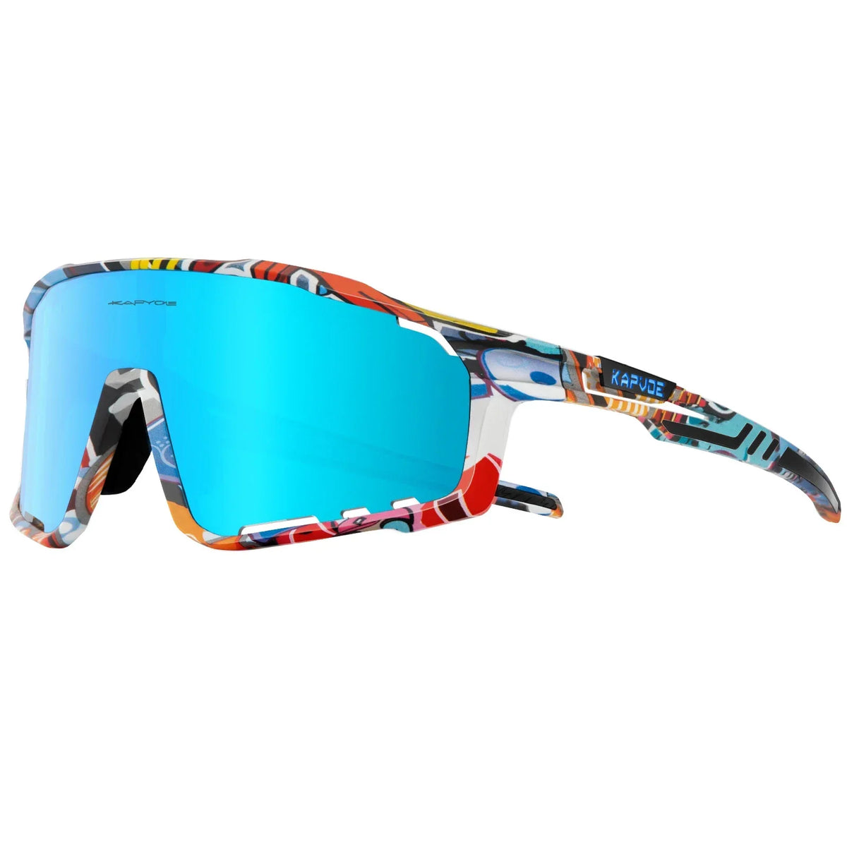 Kapvoe Mode-Sonnenbrillen für Herren – Coole Fahrradbrillen, MTB, Skaten, UV400, Angelbrillen, Herren, Damen, Fahrradbrillen